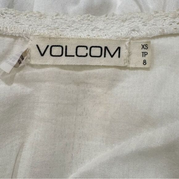 Volcom White Lace Detail Lightweight Mini Dress Women’s XS - Picture 3 of 3